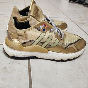 Adidas x Star Wars LIMITED EDITION Nite Jogger 'C-3PO' Sneakers Gold Size 8.5